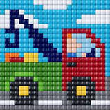 Творчий набір Картинка з пікселів - Евакуатор. Pixelhobby XL Set - Tow truck, фото 3