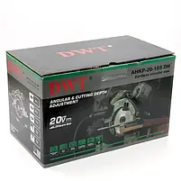 Пила дискова безщіткова акумуляторна DWT AHKP-20-165 DN без АКБ та зарядного з регулюванням глибини пропилу, фото 3