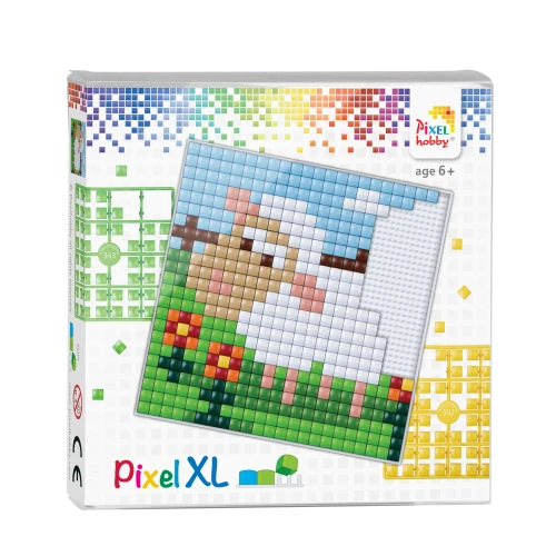 Творчий набір Картинка з пікселів - Овечка. Pixelhobby XL Set - Sheep
