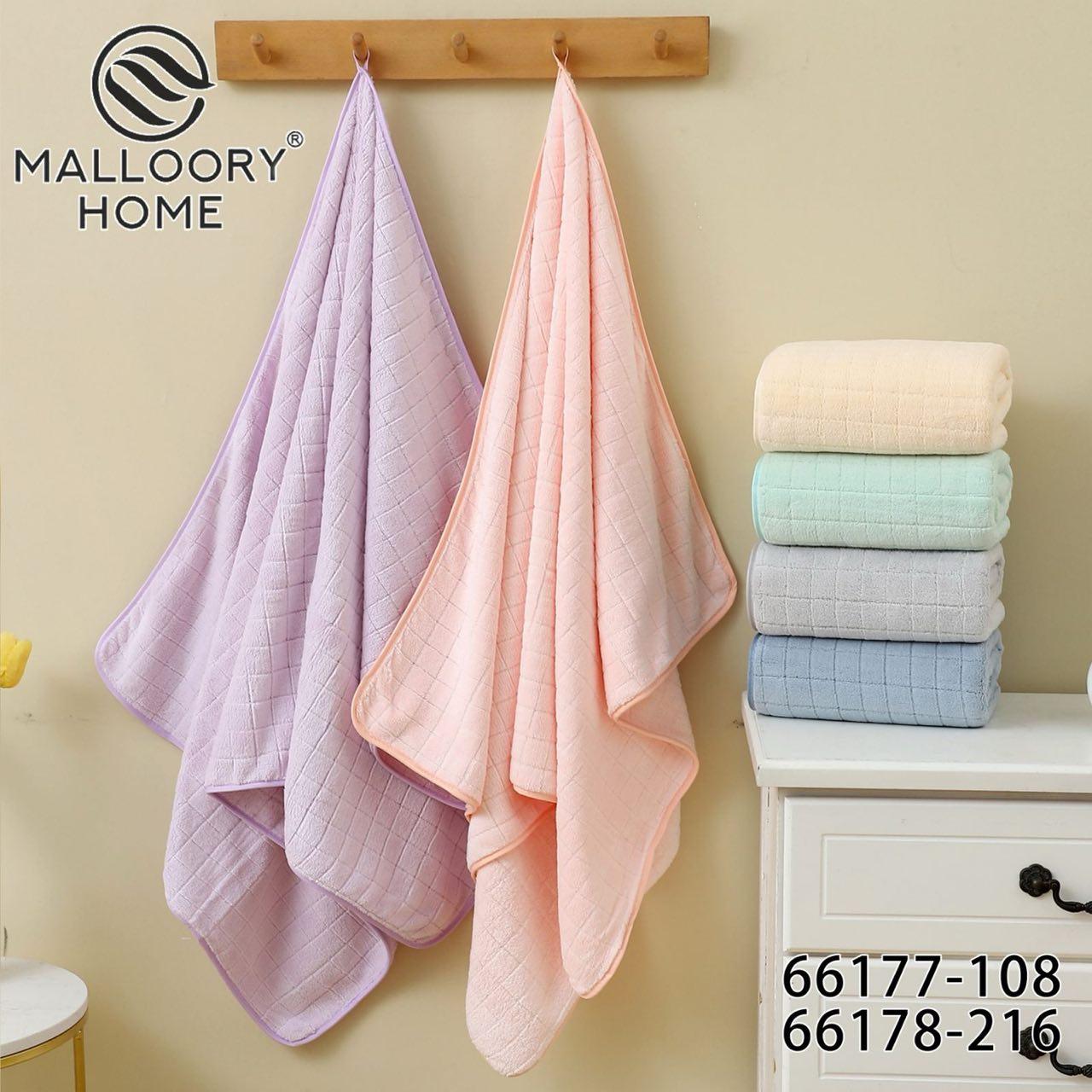 Рушник лицьовий 6 штук мікрофібра Malloory Home розмір 50*100 мікс кольорів