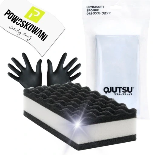 Набір з 2 шт. Губка для мийки Soft99 Qjutsu Ultra Soft Sponge Soft для автомобіля без полоскання, фото 1