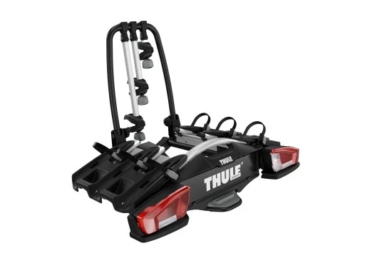Велосипедний тримач на гак Thule Velocompact 926 сріблястий багажник-платформа на гак для 3 велосипедів 926, фото 1