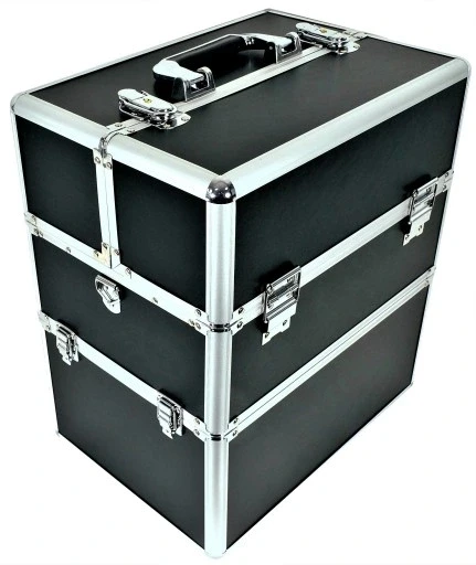 Косметичний куфер Cosnet р Xxl чорний під лампу Uv лаки аксесуари Xxl, фото 1