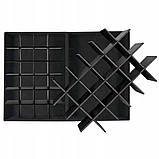 Косметичний куфер Cosnet р Xxl чорний під лампу Uv лаки аксесуари Xxl, фото 4