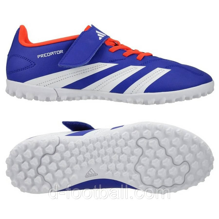 Дитячі сороконіжки Adidas Predator League Club H&L Tf J Blue IF6421, Синій, Розмір (EU) — 28