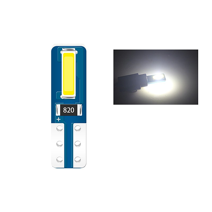 Світлодіодна лампа T5 LED W3W 12 В Біла, фото 1
