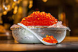 Червона ікра лемберг 400 г від дикого лосося горбуши 400 г смачна для суші, фото 4