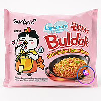Корейская лапша бульдак рамэн Samyang Buldak острая со вкусом курицы в соусе карбонара 130 г