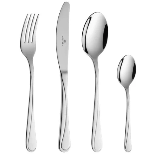 Комплект столових приборів Gerlach Mango 24 шт. набір 24 шт. блиск, фото 1