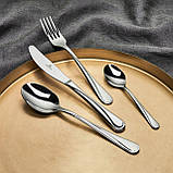 Комплект столових приборів Gerlach Mango 24 шт. набір 24 шт. блиск, фото 2