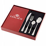 Комплект столових приборів Gerlach Mango 24 шт. набір 24 шт. блиск, фото 3