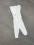 Чоловічі літні спортивні штани NIKE D12726 білі, фото 3