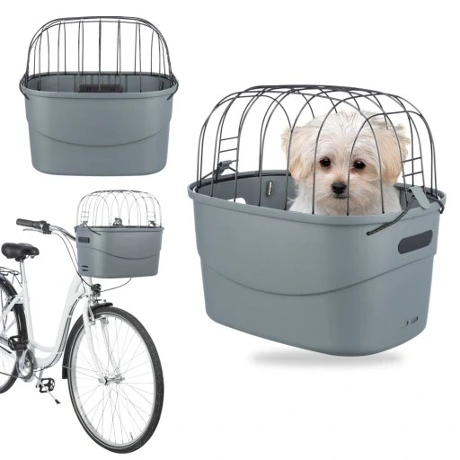 Корзина-транспортер велосипедний кошик на кермо для собаки чи кота Trixie до 5 кг, фото 1