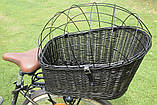 Кошик-транспортер з лози для велосипеда асорті, фото 4