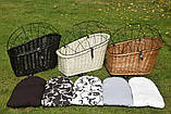 Кошик-транспортер з лози для велосипеда асорті, фото 6