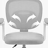 Офісне крісло Markadler дитяче сіре обертове для молоді модель Mark Junior 3.0 Grey, фото 5