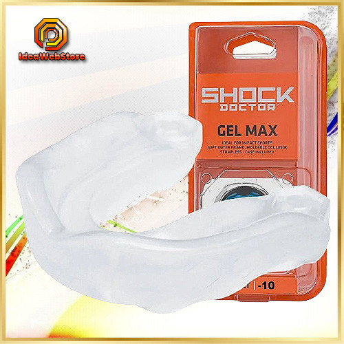 Капа боксерська для боксу ММА та єдиноборств гелева Shock Doctor Gel Max дитяча вік до 10р