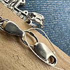 Срібний чоловічий комплект 925 проби з чорнінням ланцюжок та православний хрестик з розп'яттям, фото 8