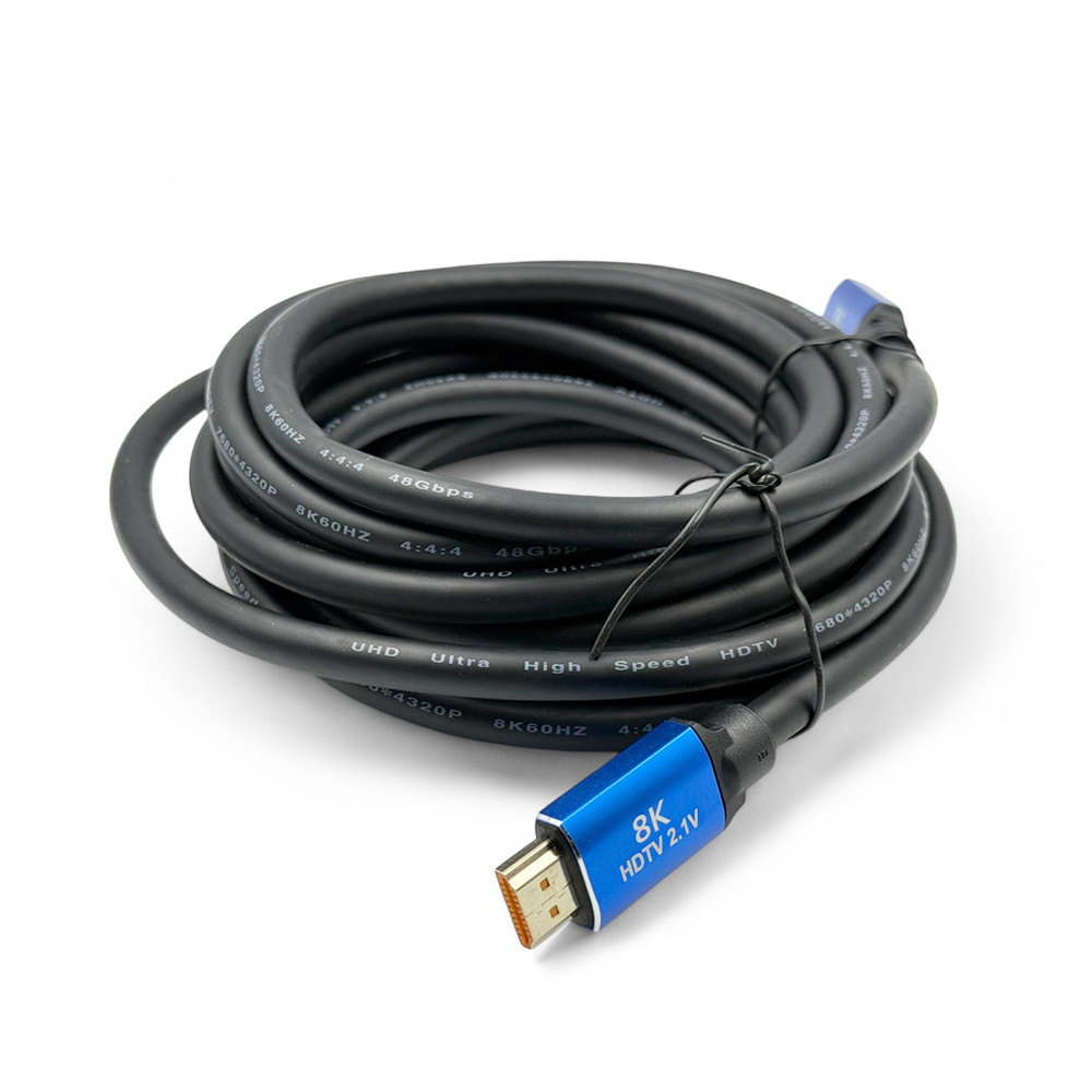 Кабель HDMI-HDMI v2.1 Real 8K (8K60Hz/4K120Hz/48Gbps) AtCom 88855 (5м), фото 1