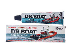 Герметик 40мл Прозорий для гуми Dr.Boat в тубі ТМ Хімік-Плюс