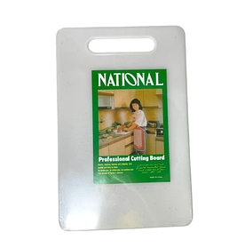 Біла обробна дошка Helios Національність пластикова з ручкою 250х150х5мм (7121)