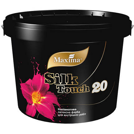 Напівматова латексна фарба Silk Touch 20, 10 л, фото 1