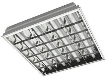 Світильник вбудований з дзеркальною параболічної ґратами 4X18 IP20 220-240V 50/60 Hz