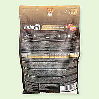 Супер-преміум сухий корм AnimAll для дорослих собак середніх порід з індичкою та ягням, 2,5 кг (178612), фото 4