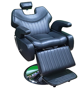 Перукарське крісло барбера для стрижки чоловіків "МАКСИМУС" крісло з підголівником Барбершоп