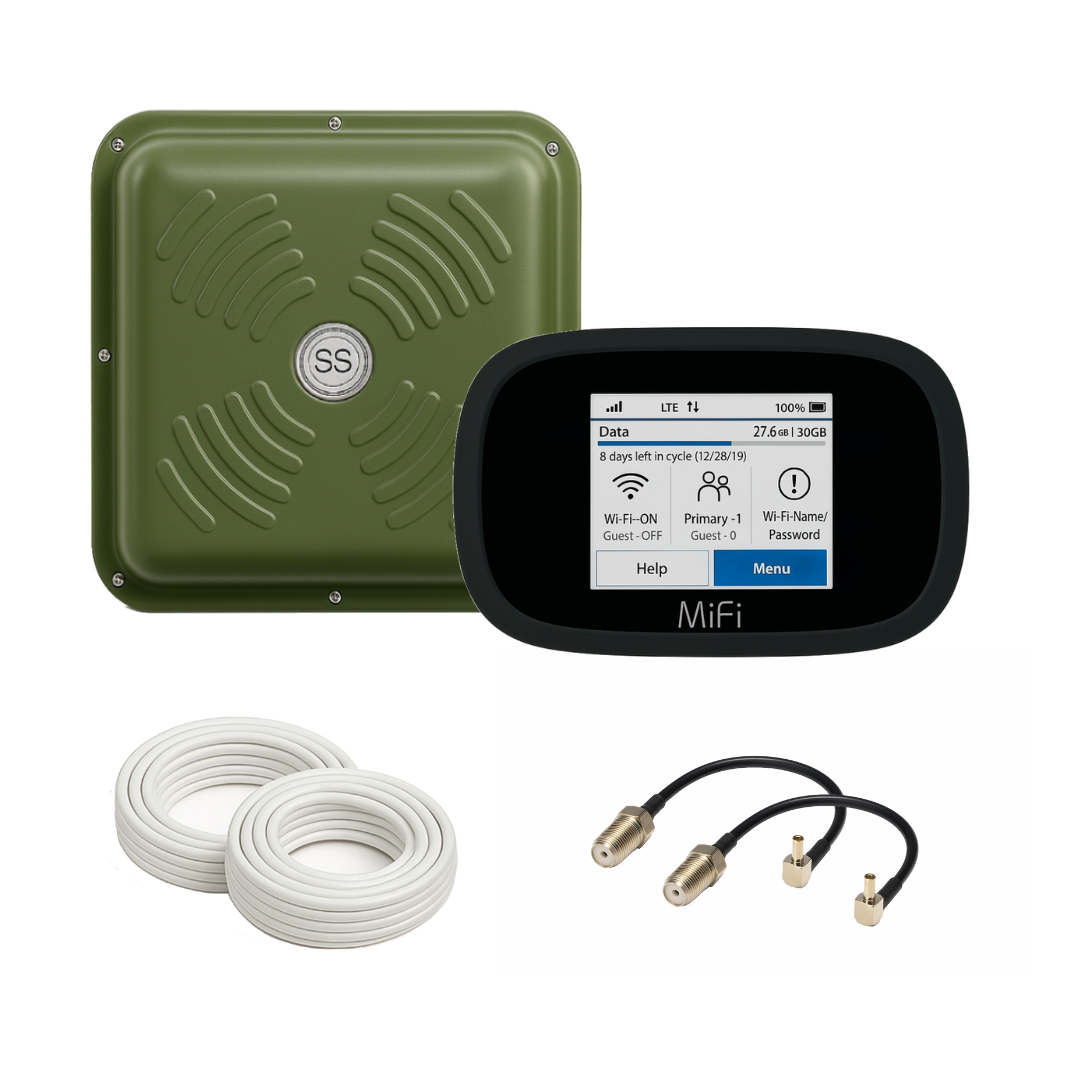 4G антенний комплект Novatel Mifi Iinseego 8000 + 4G антена ENERGY MIMO 2X15 Дб