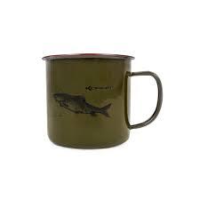Кухоль емальований Korum Classic Enamel Mug Barbel 330ml