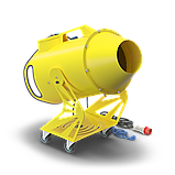 SHOWplus Cannon Mini Color - пінна пушка, генератор піни стріляючий для дискотек і вечірок, фото 6