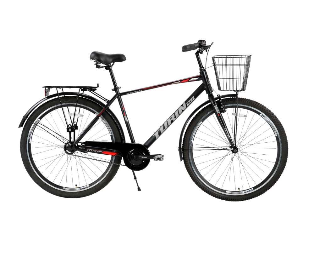 Велосипед Titan 28 Turin 2024 Рама-18 black-red
