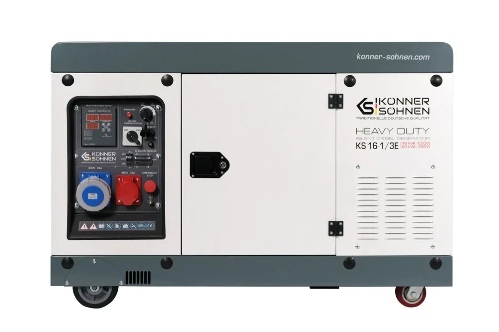 Генератор дизельний Könner&Söhnen KS 16-1E