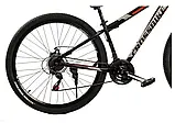 Велосипед CrossBike 29`` Storm 2022 Рама-15`` black-red, фото 3