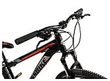 Велосипед CrossBike 29`` Storm 2022 Рама-15`` black-red, фото 4