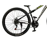 Велосипед CrossBike 29`` Storm 2022 Рама-17`` black-yellow, фото 3
