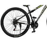 Велосипед CrossBike 29`` Storm 2022 Рама-19,5`` black-yellow, фото 3