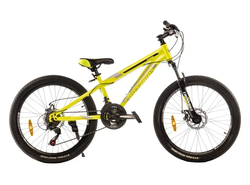 Велосипед CrossBike 24` Storm Рама-12''' yellow