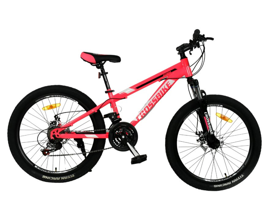 Велосипед CrossBike 24` Storm 2022 Рама-13'` pink