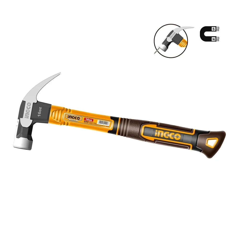 Молоток-цвяходер 450 г INGCO HCH81016