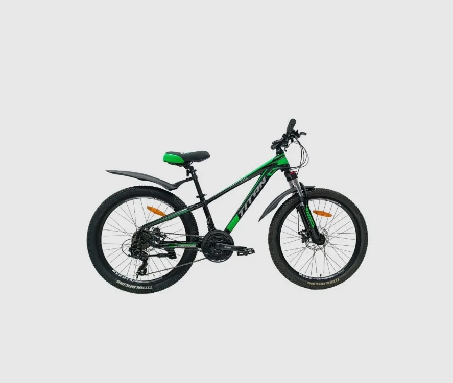 Велосипед Titan 24 AL FOX 2024 Рама-12 black-green