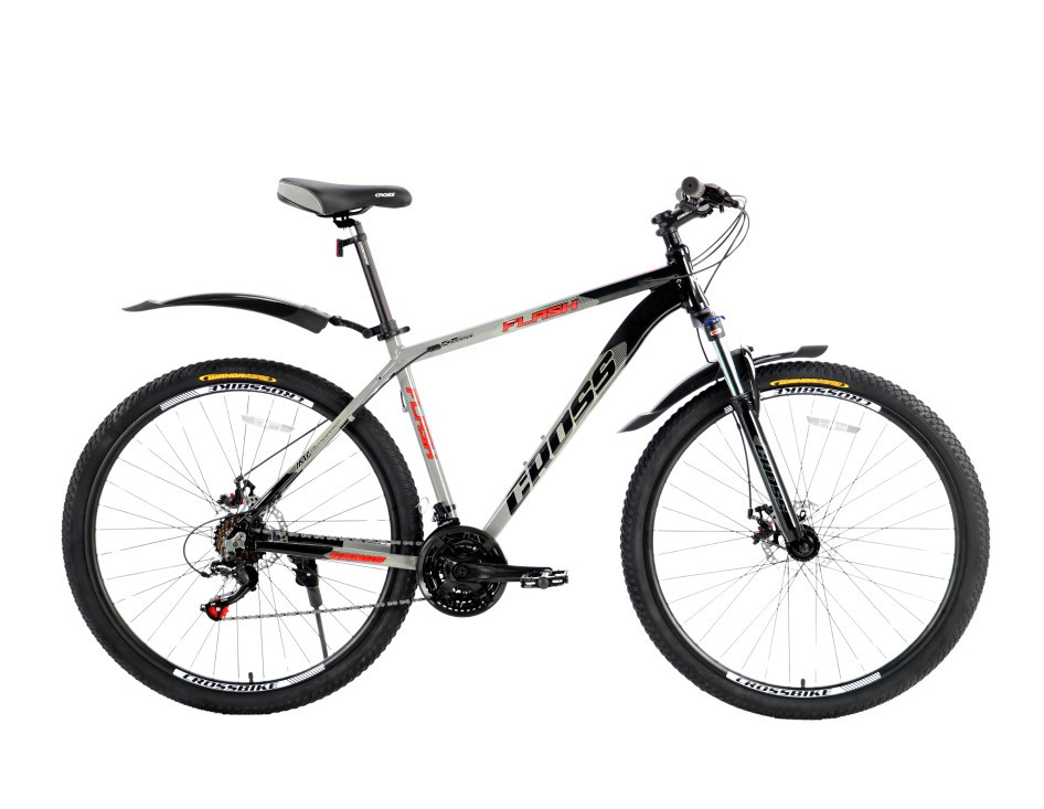 Велосипед Cross 27,5 Flash 2024 Рама-17 grey-black