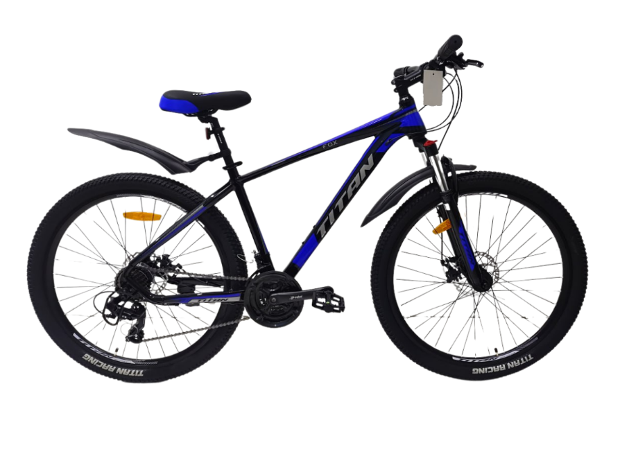 Велосипед Titan 27,5`` FOX 2024 Рама-17`` black-blue