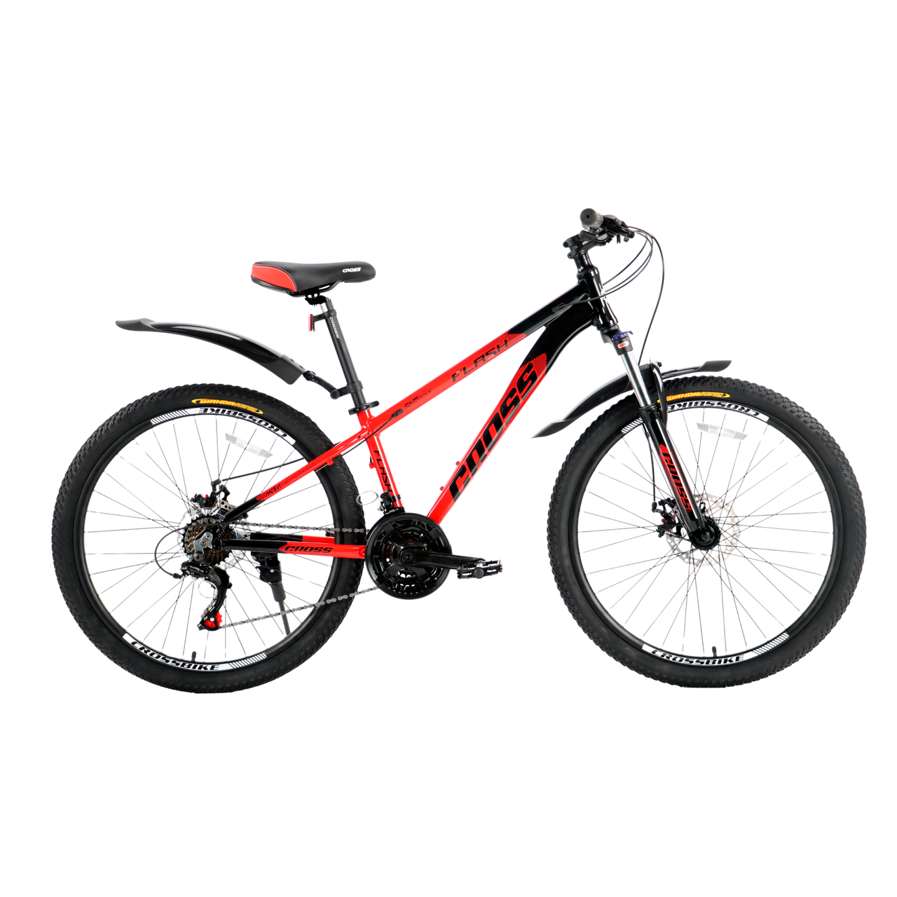 Велосипед Cross 26 AL Flash 2024 Рама-13 red-black