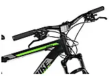 Велосипед CrossBike 27,5`` Storm Рама-17`` black-green, фото 5