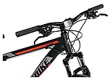 Велосипед CrossBike 27,5`` Storm Рама-17`` black-red, фото 5