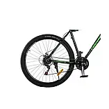 Велосипед CrossBike 27,5 AL Everest 2024 Рама-17 black-green, фото 3