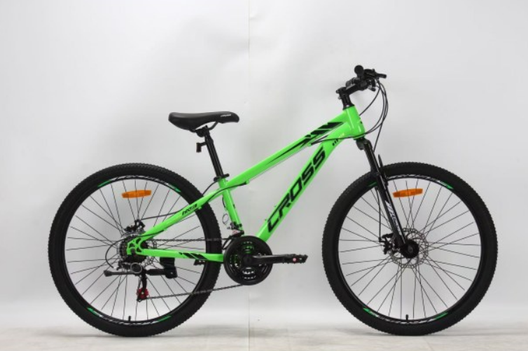 Велосипед CrossBike 26 Storm 2025 V2 Рама-13 green-black