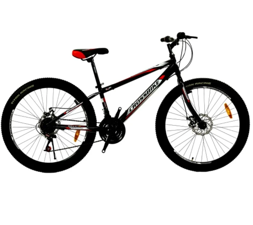 Велосипед CrossBike 26 Spark D-Steel Рама 13 black-red